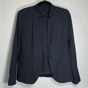 Zara Basic Collection Dark Blue Blazer | USA Size 6